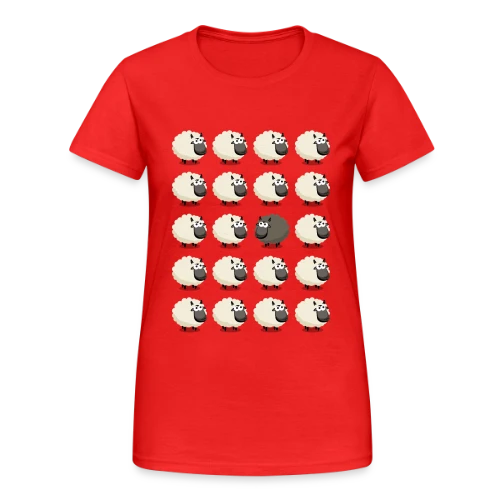 Mouton Noir : L'Esprit Libre - T-shirt Gildan épais femme