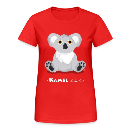 Kamel le Koala : Tendresse Exotique - T-shirt Gildan épais femme