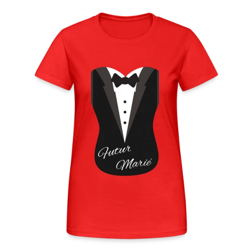 T-shirt EVG : Le Futur Marié - Humour Garanti ! - T-shirt Gildan épais femme
