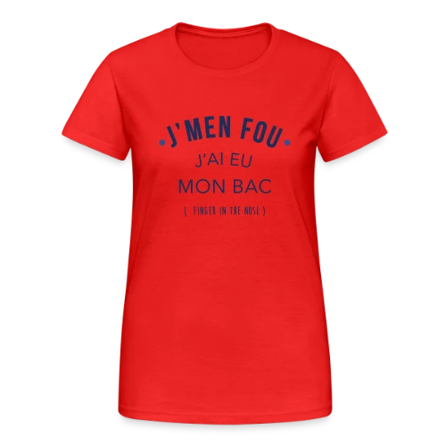 Diplômé du Bac : Mission Accomplie ! - T-shirt Gildan épais femme