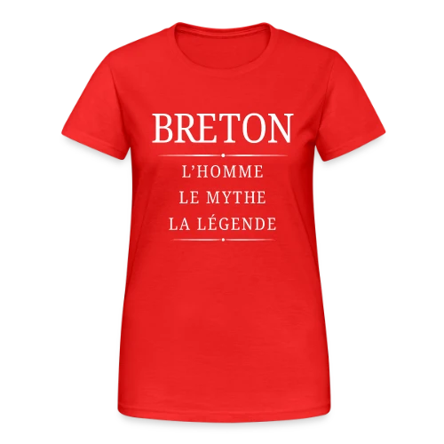 Breton Légende - T-shirt Gildan épais femme