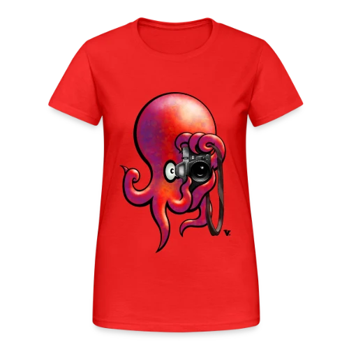 Poulparazzi - Le paparazzi des fonds marins - T-shirt Gildan épais femme