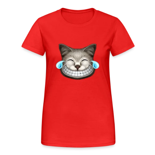 Chat Hilarant Explosion Rires - T-shirt Gildan épais femme