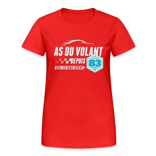 T-shirt As du Volant 1983 - Légende de la Route - T-shirt Gildan épais femme