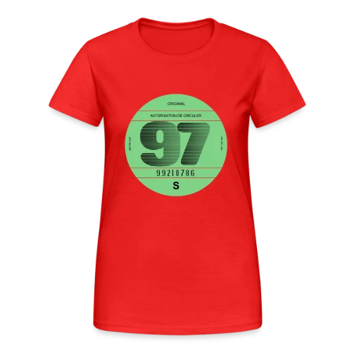 France Rétro 1997 : L'Icône Automobile Vintage - T-shirt Gildan épais femme