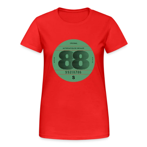 T-shirt "France 1988" | Automobile Rétro Vintage - T-shirt Gildan épais femme
