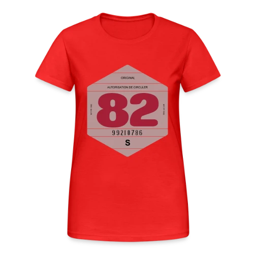 Voiture Rétro 1982 : L'Esprit Vintage Français - T-shirt Gildan épais femme