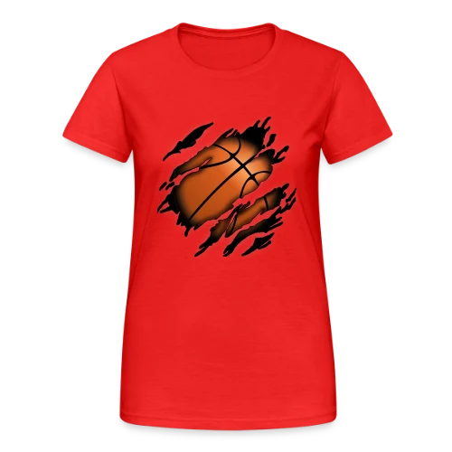 Le Basketball en Moi - Esprit Sportif - T-shirt Gildan épais femme