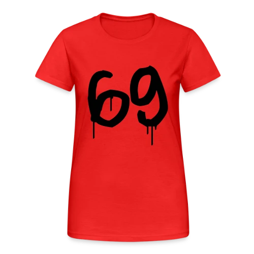Numéro 69 Graffiti - T-shirt Gildan épais femme