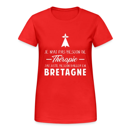 Thérapie Bretagne - T-shirt Gildan épais femme