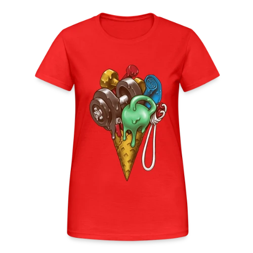Fitness Givré - T-shirt Gildan épais femme