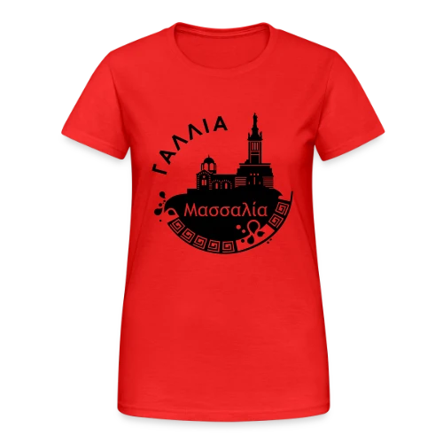 Marseille Grecque Antique - T-shirt Gildan épais femme