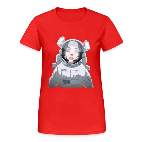 Astronaute Féminine Espace - T-shirt Gildan épais femme