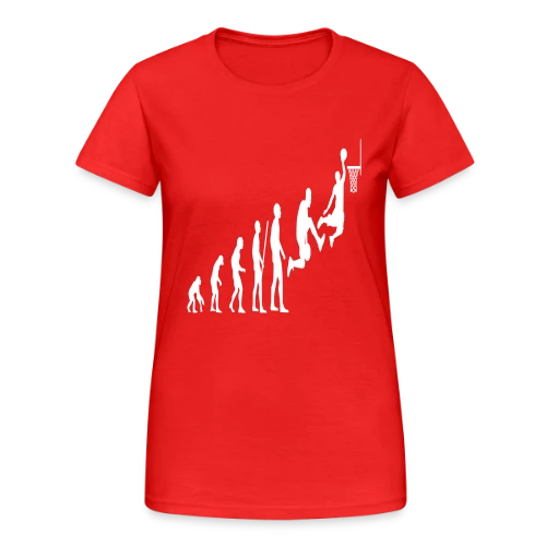 Évolution du Joueur de Basketball - T-shirt Gildan épais femme