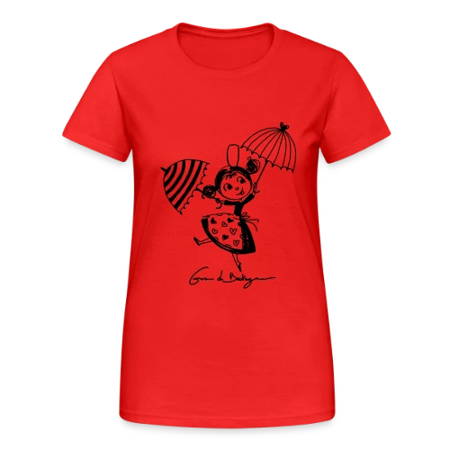 Bigoudène Joyeuse Parapluies - T-shirt Gildan épais femme