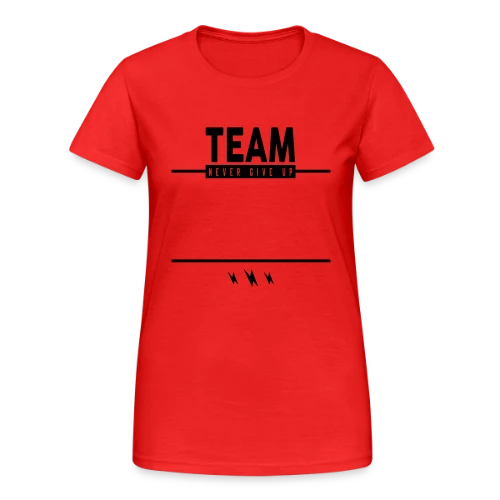 T-shirt Équipe Personnalisable : Créez Votre Identité ! - T-shirt Gildan épais femme