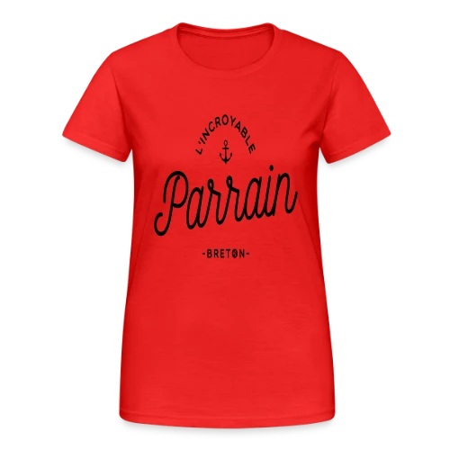 T-Shirt 'L'Incroyable Parrain Breton' - Fier de ses Racines - T-shirt Gildan épais femme