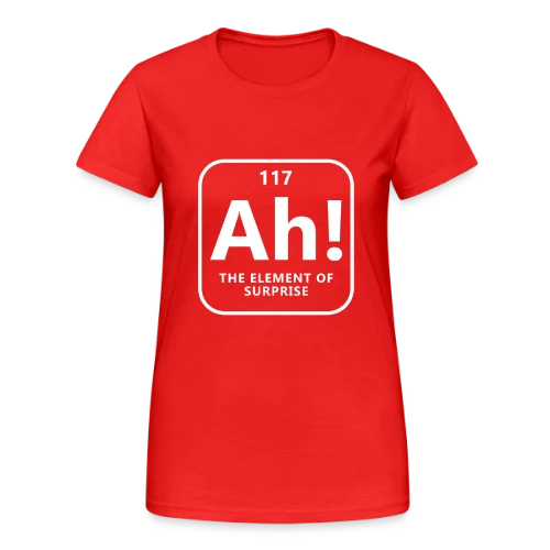 Je suis un Nerd - Atomes et Expériences Science - T-shirt Gildan épais femme