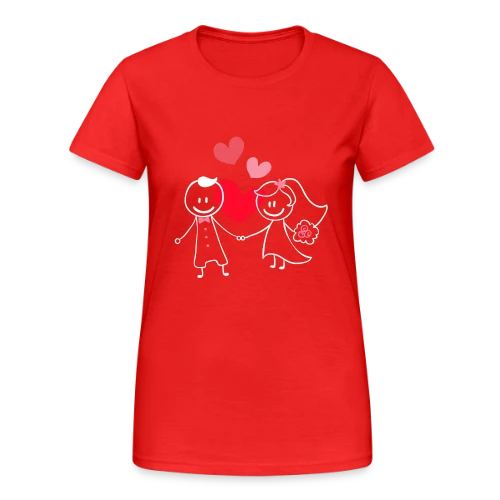 Célébration Mariage - T-shirt Gildan épais femme