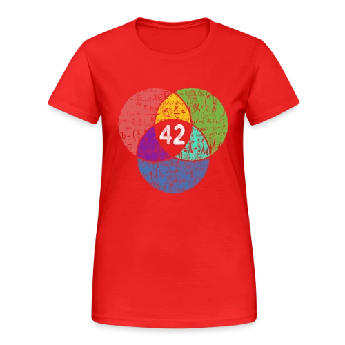 42 - La Réponse Ultime Nerd & Science-Fiction - T-shirt Gildan épais femme
