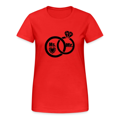 Célébration Mariage - T-shirt Gildan épais femme