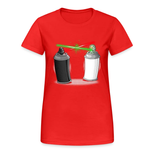 Graffiti Urbain - T-shirt Gildan épais femme