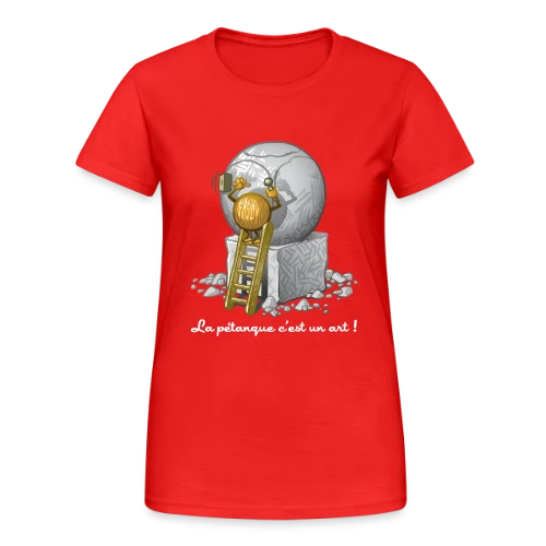 L'Art de la Pétanque : Quand le Sport Rencontre le Style - T-shirt Gildan épais femme
