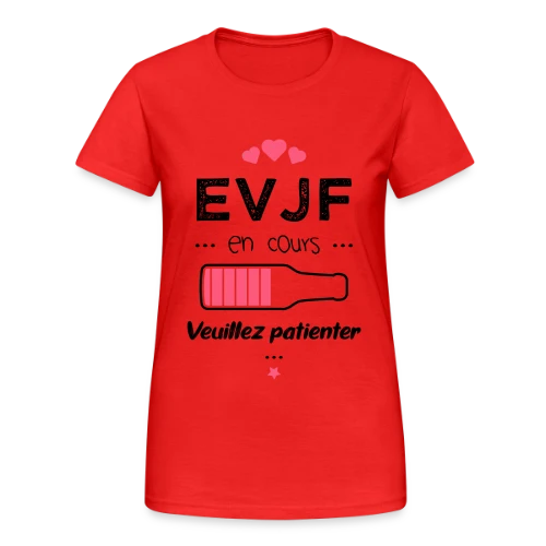 EVJF en Folie ! - T-shirt Gildan épais femme