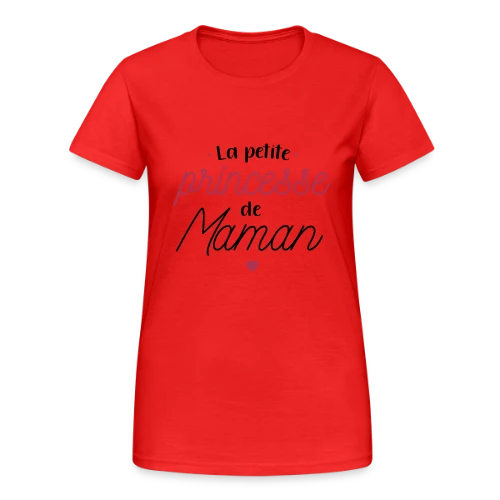 Ma Petite Princesse de Maman - T-shirt Gildan épais femme