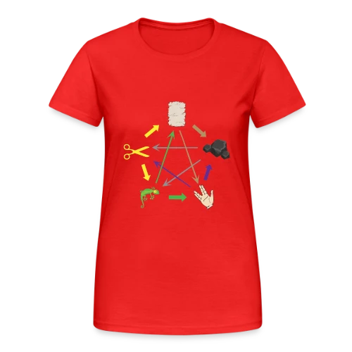 Pierre Feuille Ciseaux Lézard Spock - Geek & Humour - T-shirt Gildan épais femme