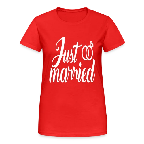 Just Married - T-shirt Gildan épais femme