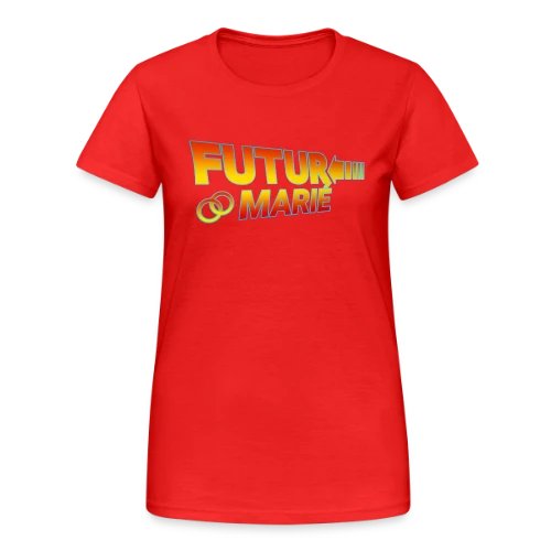 Futur Marié Style Cinéma - T-shirt Gildan épais femme