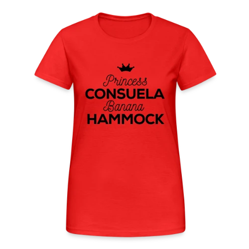 Princess Consuela Banana Hammock - T-shirt Culte Friends - T-shirt Gildan épais femme