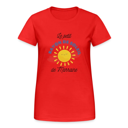 Marraine : Mon Rayon de Soleil - T-shirt Gildan épais femme