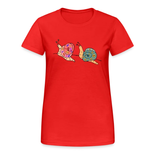 L'Escargot Chic - T-shirt Gildan épais femme