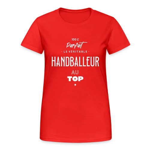 L'As du Handball - T-shirt Gildan épais femme