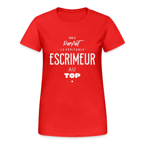 Escrimeur d'Élite - T-shirt Gildan épais femme