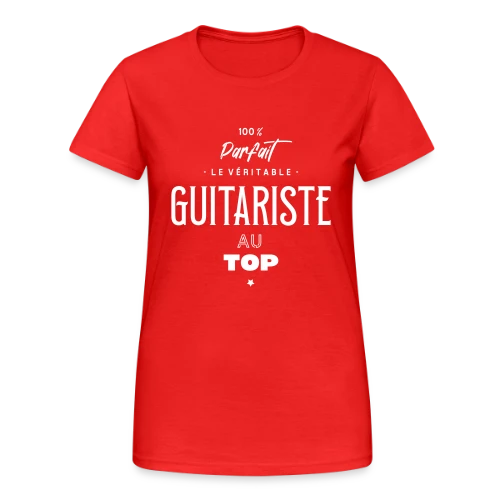 Guitariste Virtuose - T-shirt Gildan épais femme