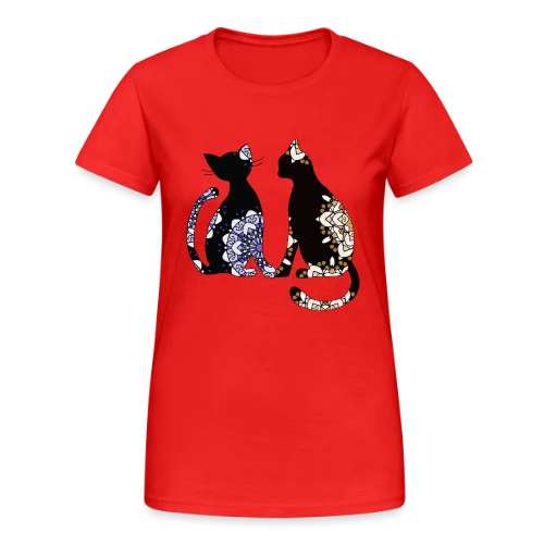Passion Féline - T-shirt Gildan épais femme