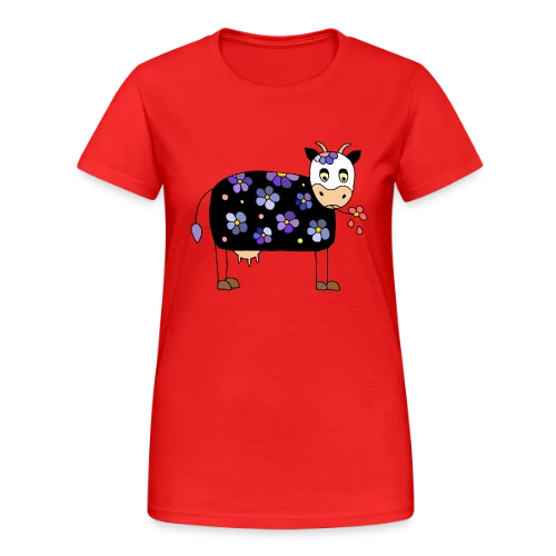 La Vache Rigolote - T-shirt Gildan épais femme