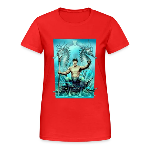 Vague Aquatique - T-shirt Gildan épais femme