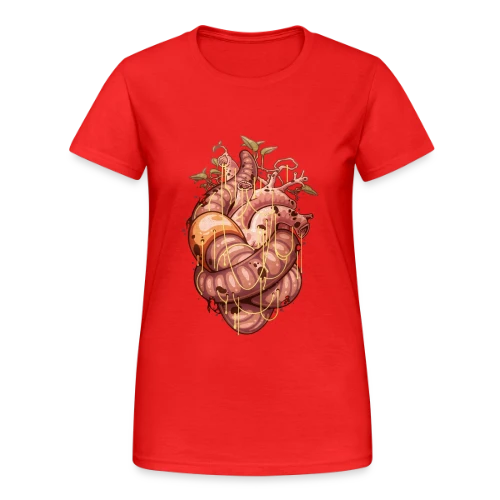 Cœur Intemporel - T-shirt Gildan épais femme