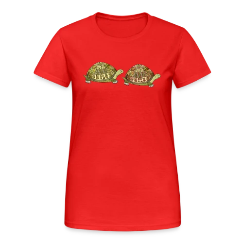 Tortue Élégante - T-shirt Gildan épais femme