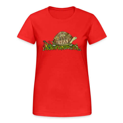 Majestueuse Tortue - T-shirt Gildan épais femme