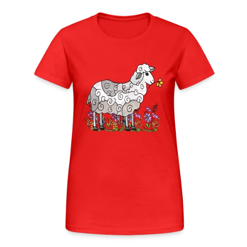 Mouton Doux Rêveur - T-shirt Gildan épais femme