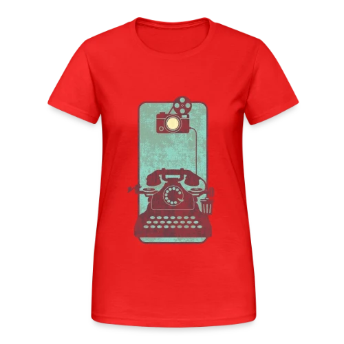 L'Évolution du Smartphone - T-shirt Gildan épais femme