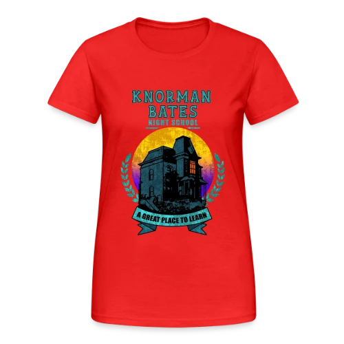 Knorman Bates : Cours du Soir - T-shirt Gildan épais femme