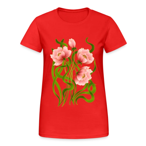 Éclat Floral - T-shirt Gildan épais femme