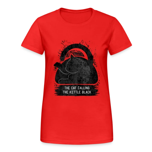 L'Ironie du Chat - T-shirt Gildan épais femme