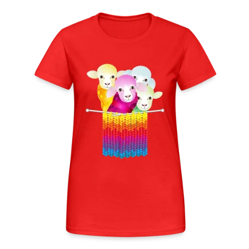 Mouton Tricoteur Rigolo - T-shirt Gildan épais femme